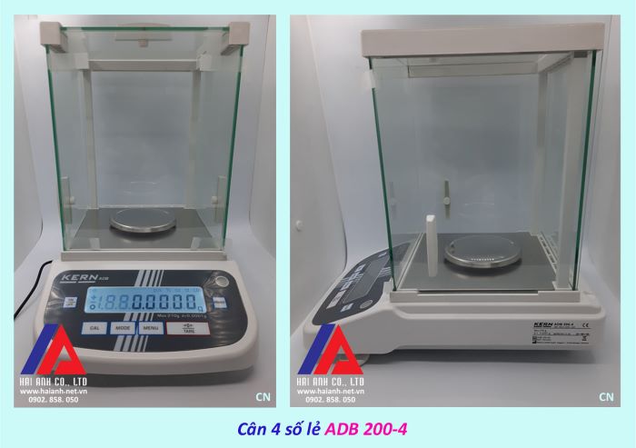 Cân phân tích 4 số lẻ KERN ADB 200-4 Cân phân tích 4 số lẻ KERN ADB 200-4
