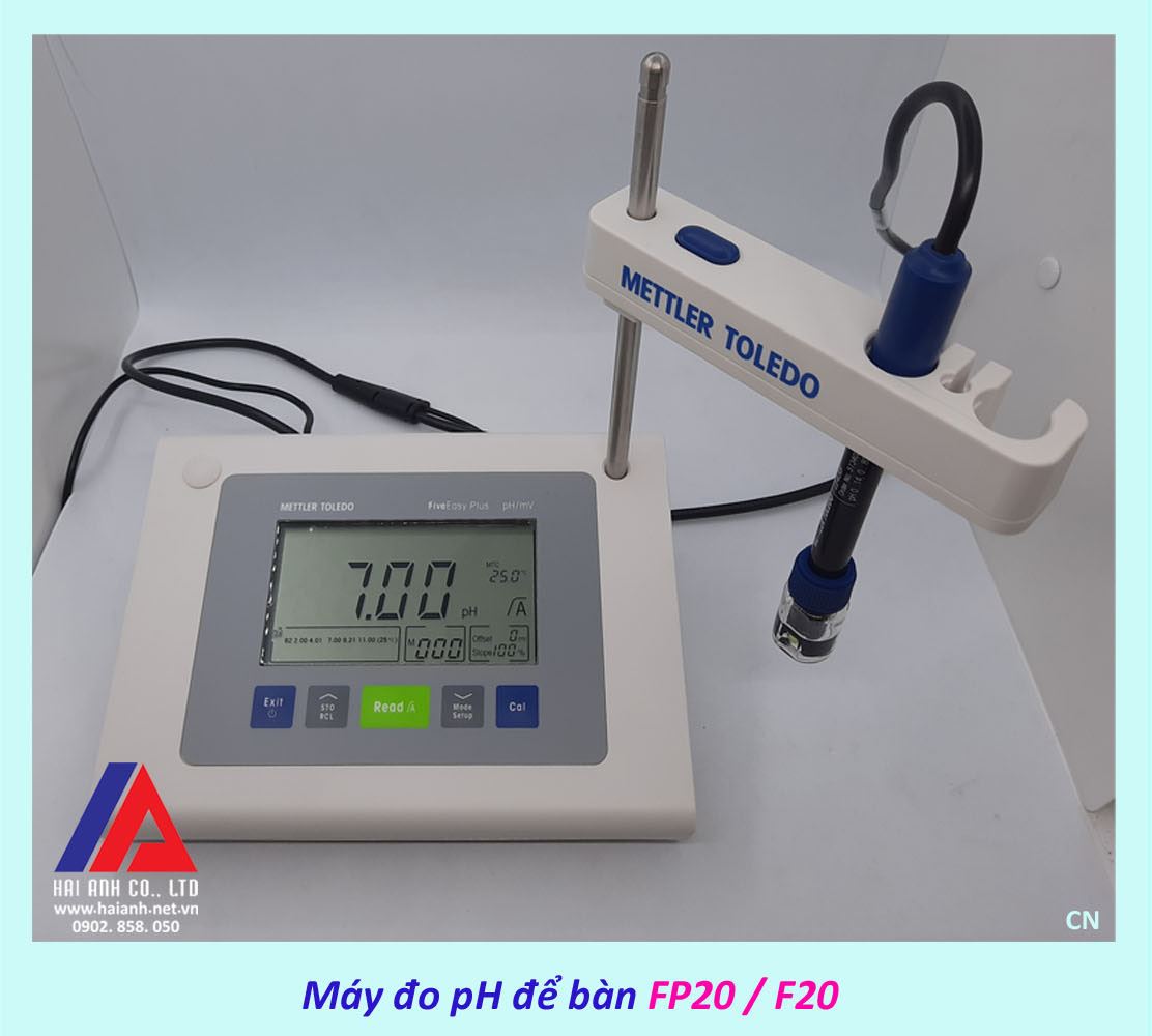 Máy đo pH để bàn METTLER TOLEDO FiveEasy F20 / FP20 Máy đo pH để bàn METTLER TOLEDO FiveEasy F20 / FP20