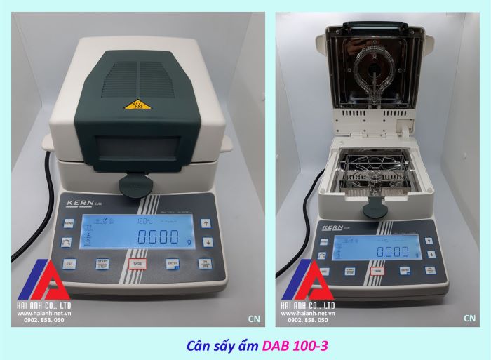 Cân sấy ẩm KERN DAB 100-3 Cân sấy ẩm KERN DAB 100-3