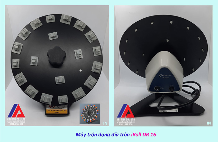 Máy lắc ống máu dạng đĩa quay NEUATION iRoll DR 16 Máy lắc ống máu dạng đĩa quay NEUATION iRoll DR 16