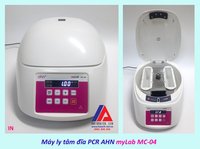 Máy ly tâm đĩa PCR AHN myLab MC-04 Máy ly tâm đĩa PCR AHN myLab MC-04